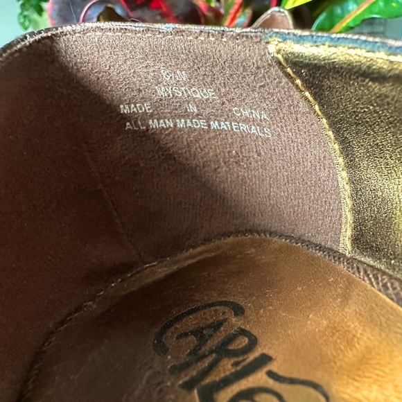 Carlos Santana “Mystique”, peep toe, Bonze 8.5 - Picture 6 of 7